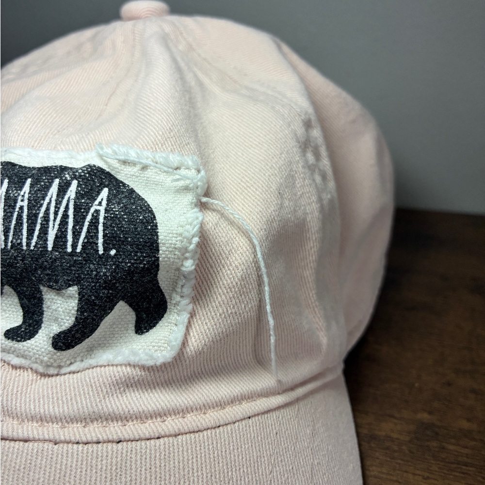 Rae Dunn Pink “Mama” Baseball Hat - Picture 2 of 5